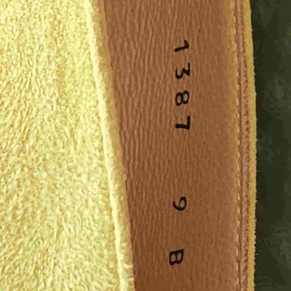 Gucci Womens Loafers Bambo size 9 1990's Suede Leather - Picture 5 of 6
